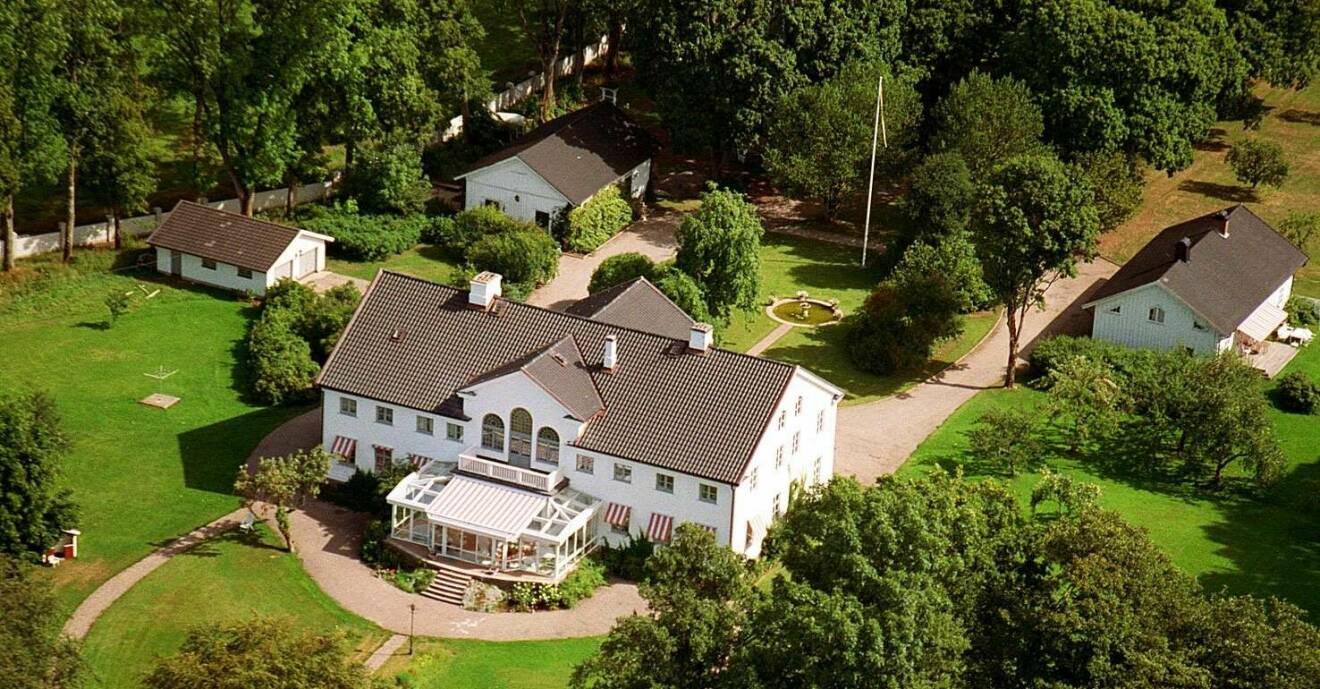 Ingemark Stenmarks hus där han hade en tennisbana till Nathalie