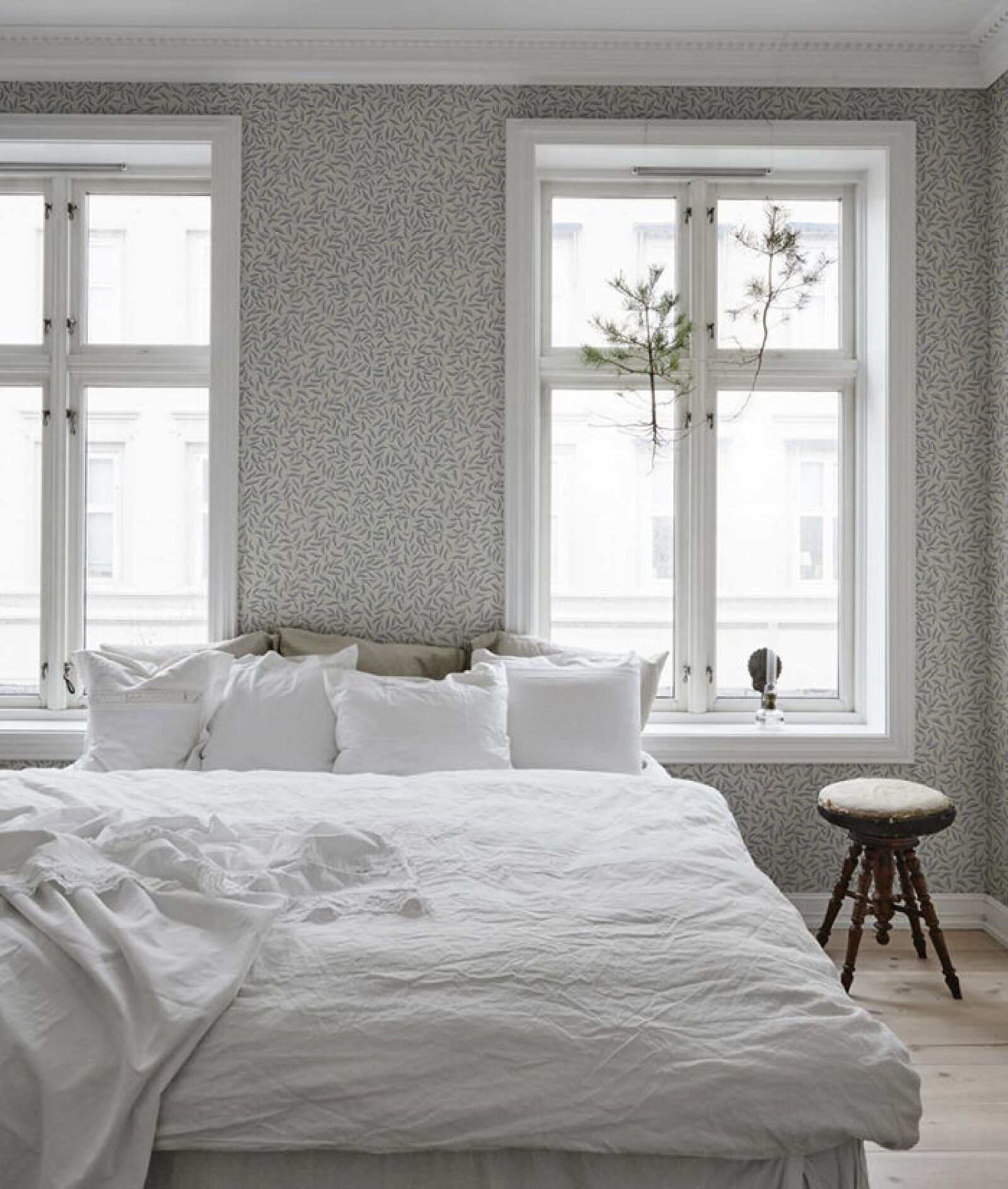 12 fina sätt att inreda med mönstrad tapet i sovrummet | Femina