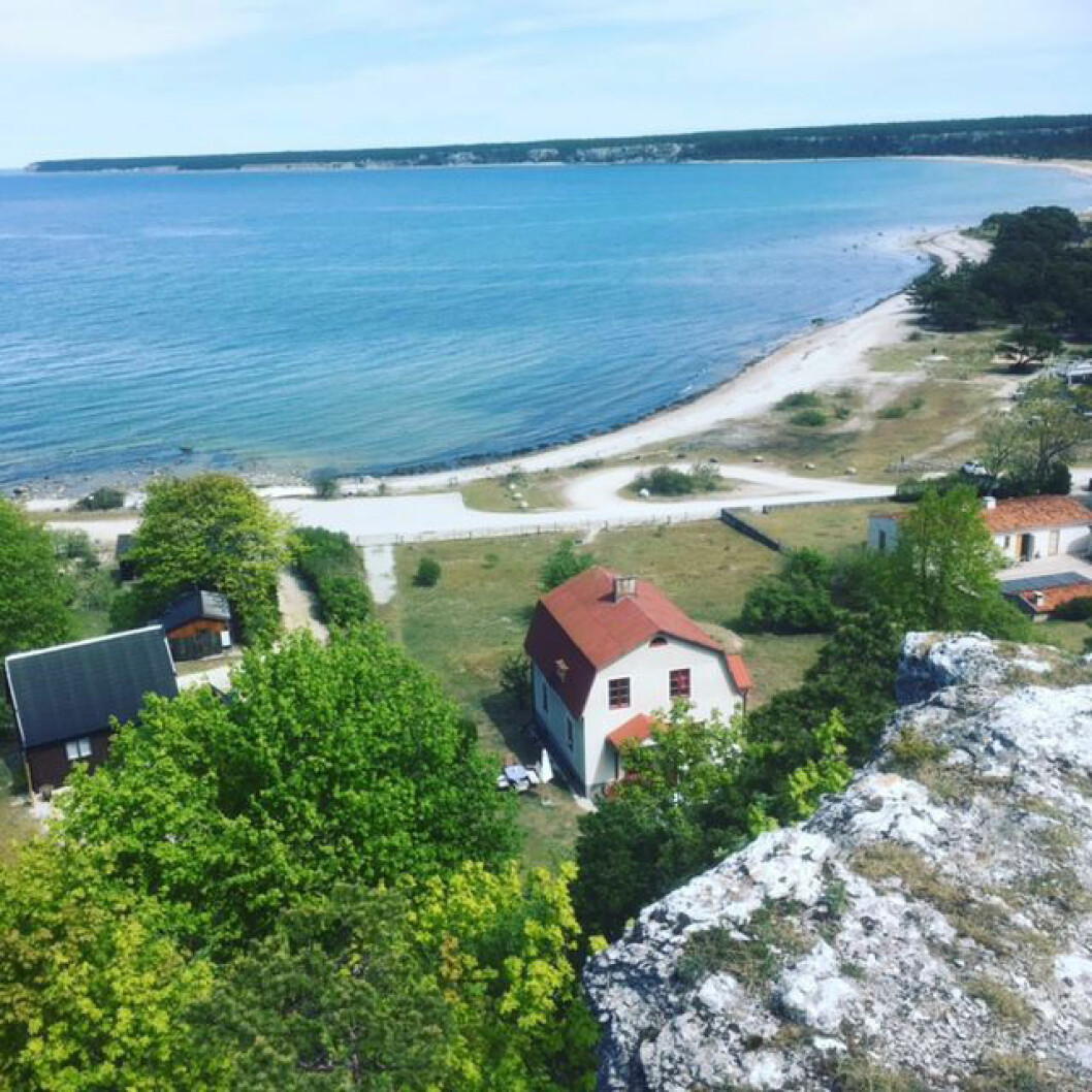 Foto: Stugknuten.com Ihreviken på Gotland.