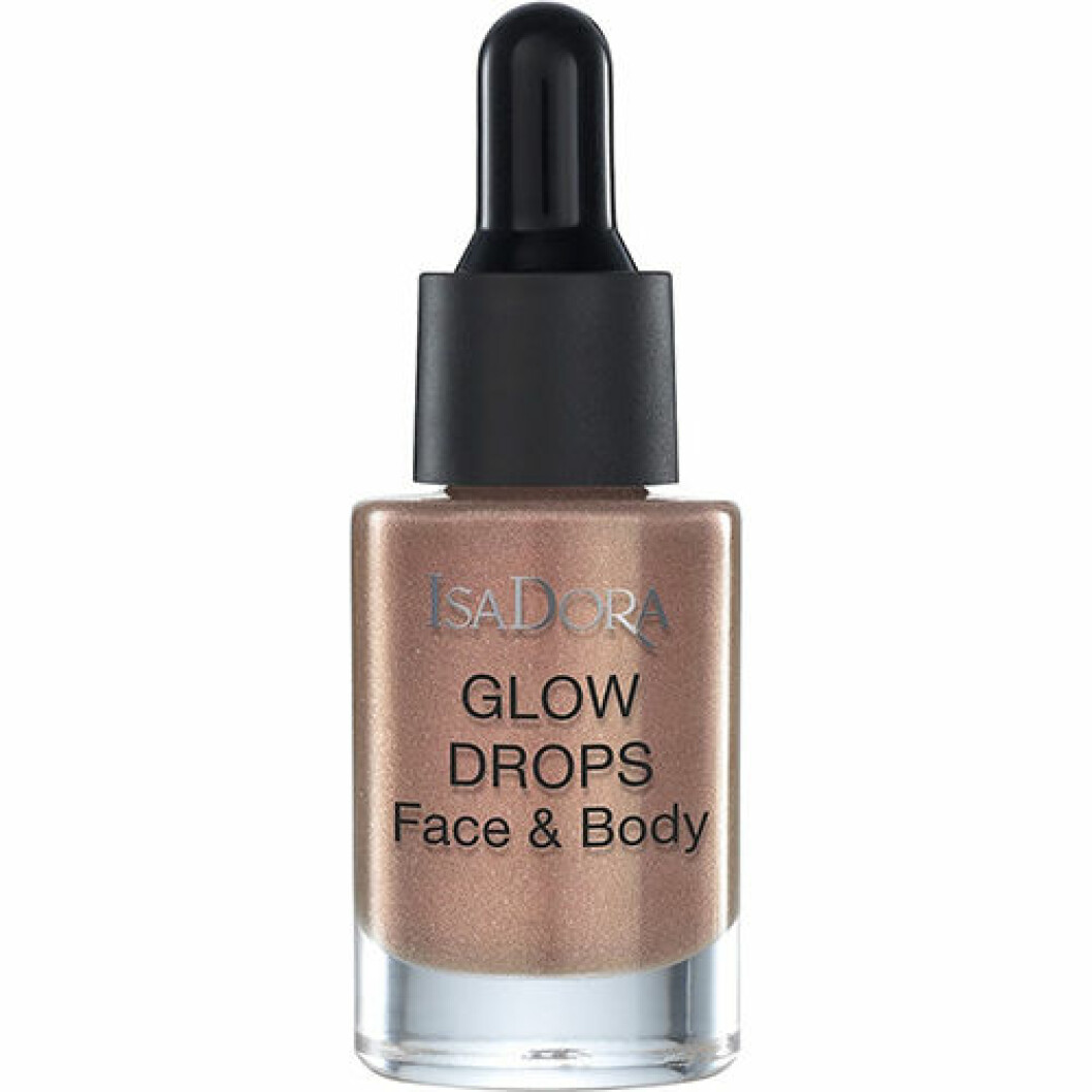 Flytande highlighter i drop form som ska bidra med lyster