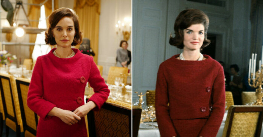 Natalie Portman som Jackie Kennedy. Natalie Portman som Jackie Kennedy.