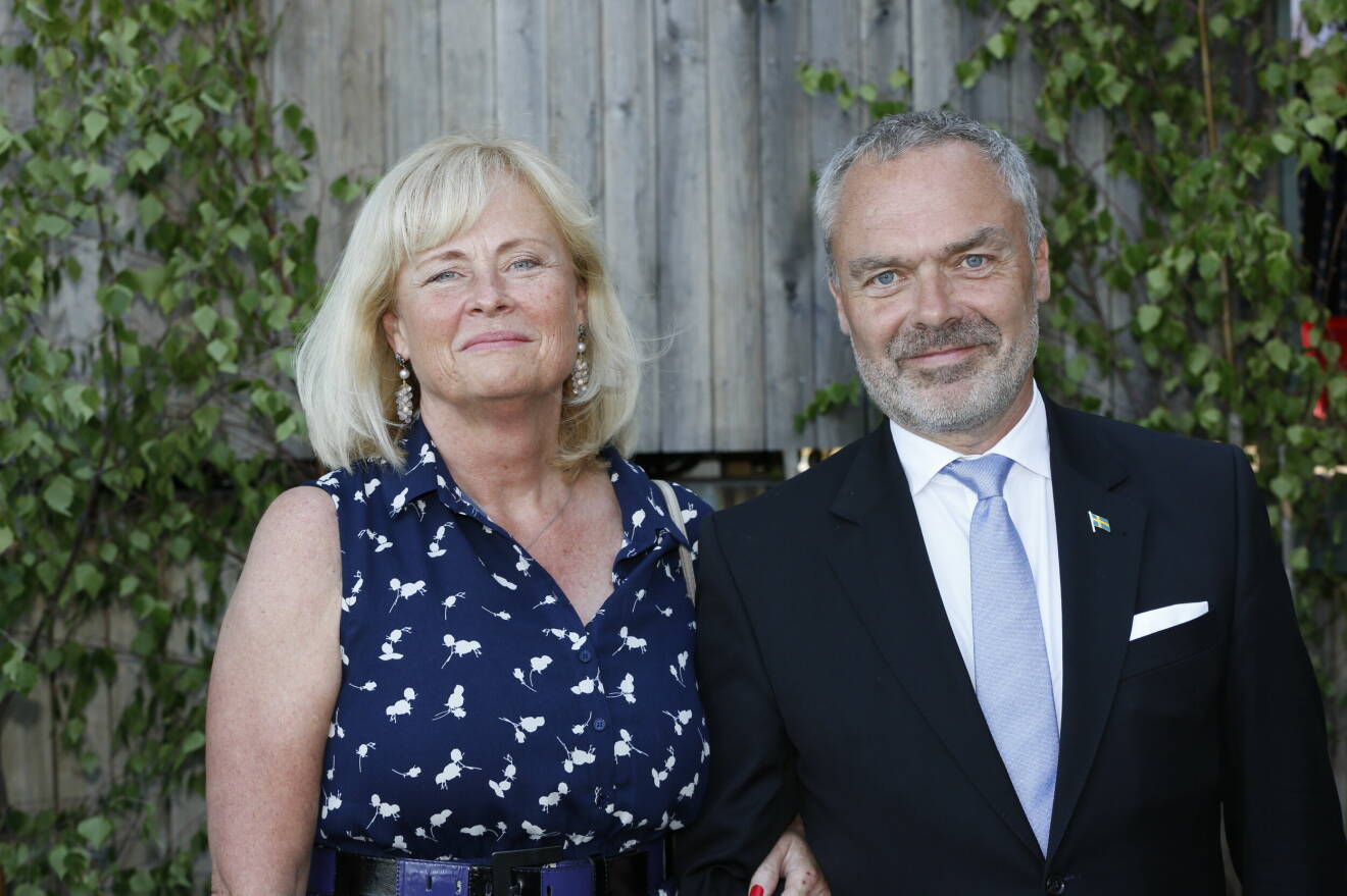 Jan Björklund och Anette Brifalk