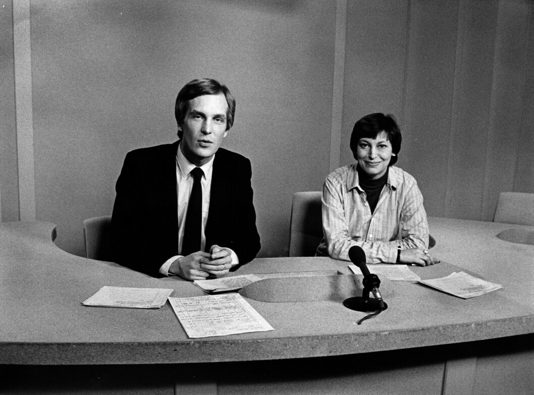 Jane Brick och Claes Elfsberg, 1980.