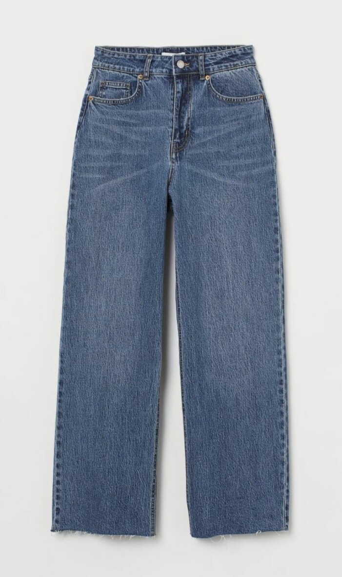 jeans hög midja H&M