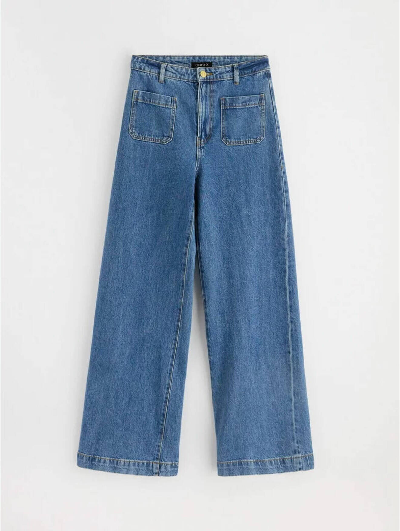 jeans med vida ben från Lindex