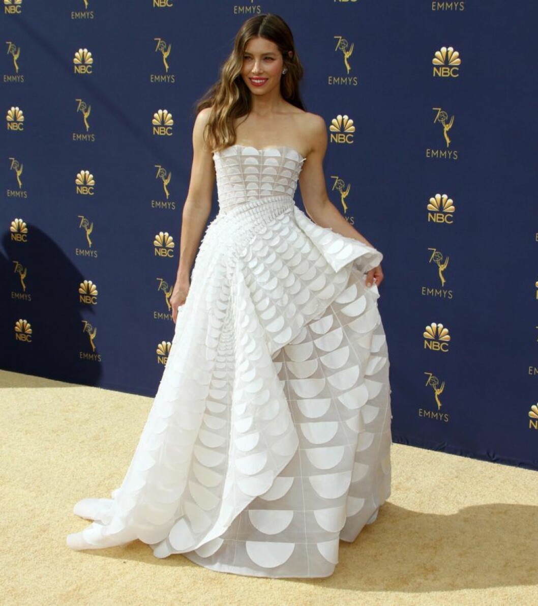Jessica Biel i Ralph & Russo. Jessica Biel i Ralph & Russo.