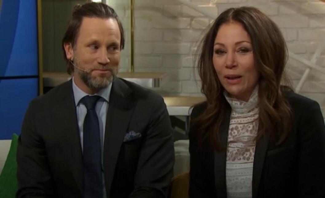 FOTO: TV4 Peter Jihde och Tilde de Paula Eby i Nyhetsmorgon