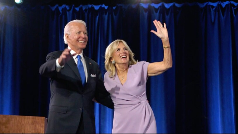 Jill Biden har stöttat sin make hela vägen i presidentvalet.