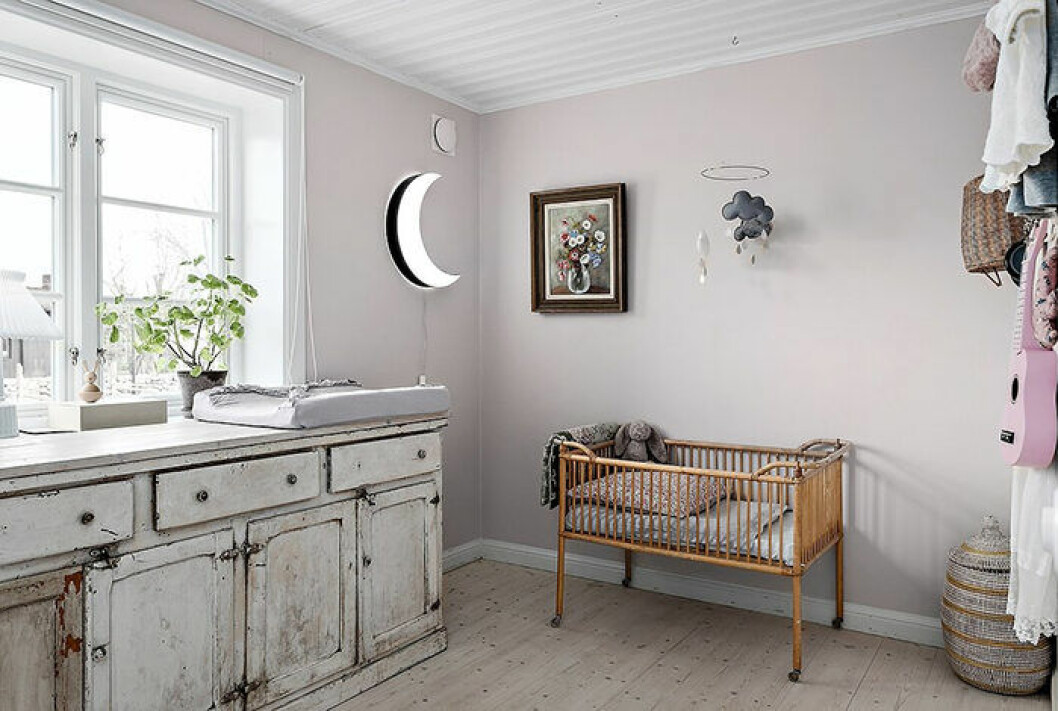 Barnrum i rosa hos Johanna Bradford