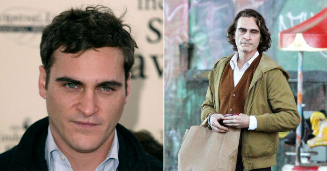 Joaquin Phoenix i <em>Joker</em>. Joaquin Phoenix i Joker.
