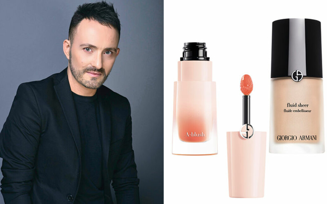 Neo nude a-blush och Fluid sheer från Armani. Joel Niviere