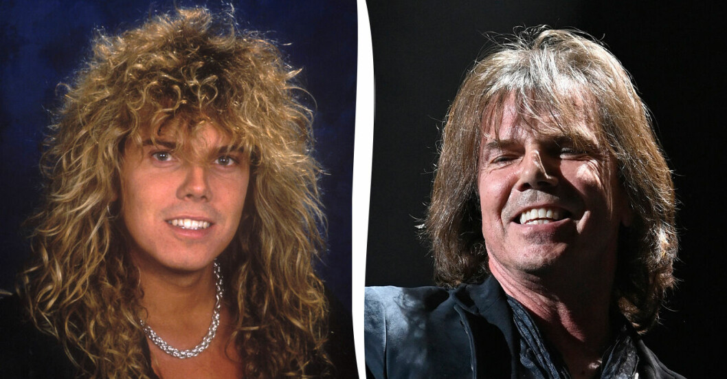 Joey Tempest 1988 och 2022.