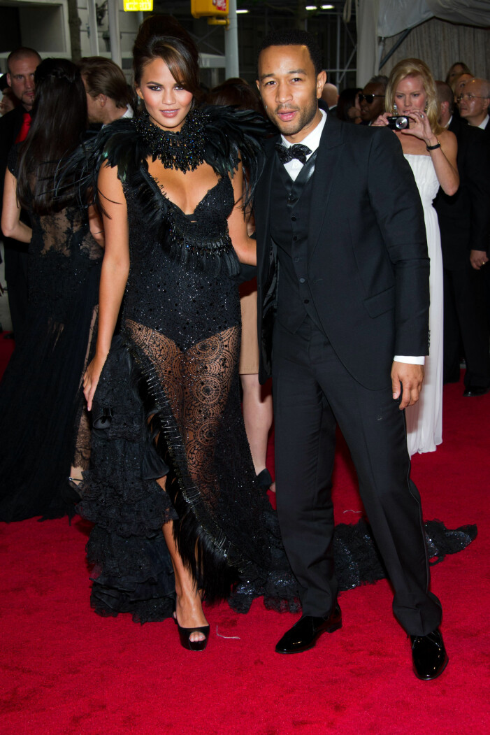 Chrissy Teigen och John Legend, 2011 MET