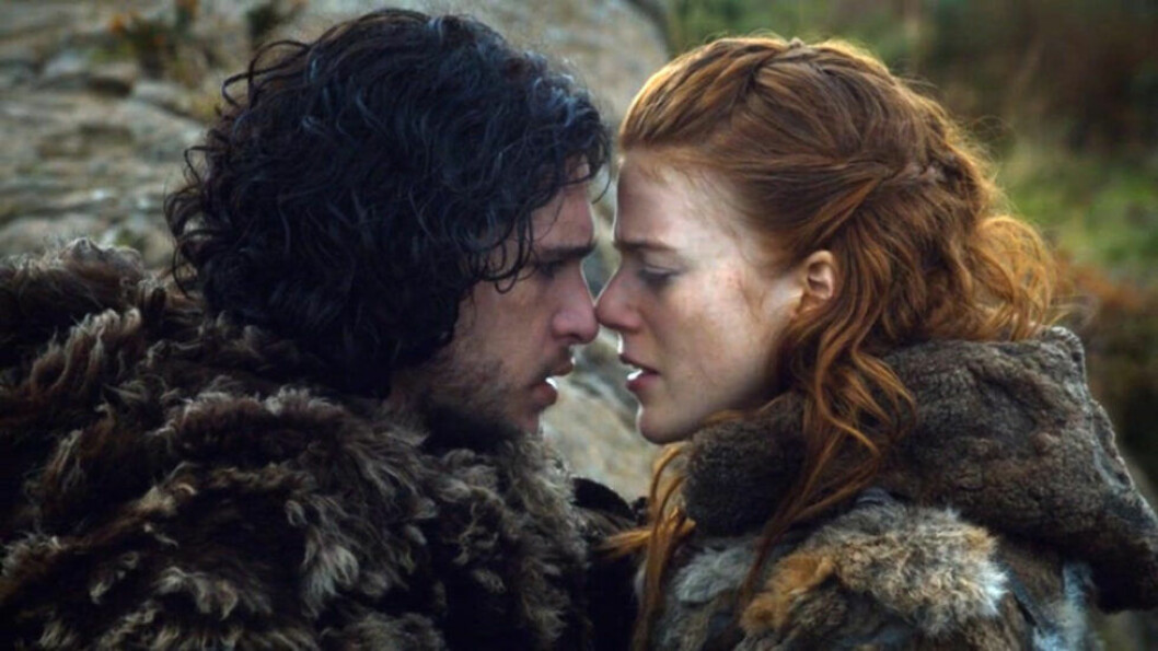Jon Snow och Ygritte som vi är vana att se dem. Jon Snow och Ygritte