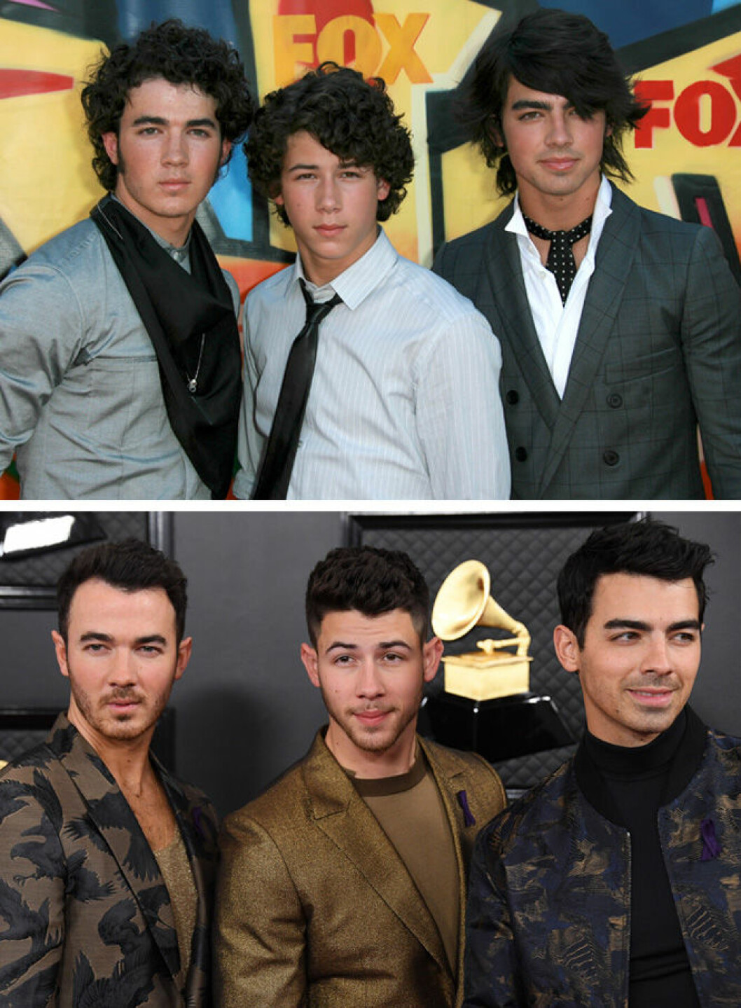 <em>Jonas Brothers</em> 2007 vs i dag. Jonas brothers då och nu