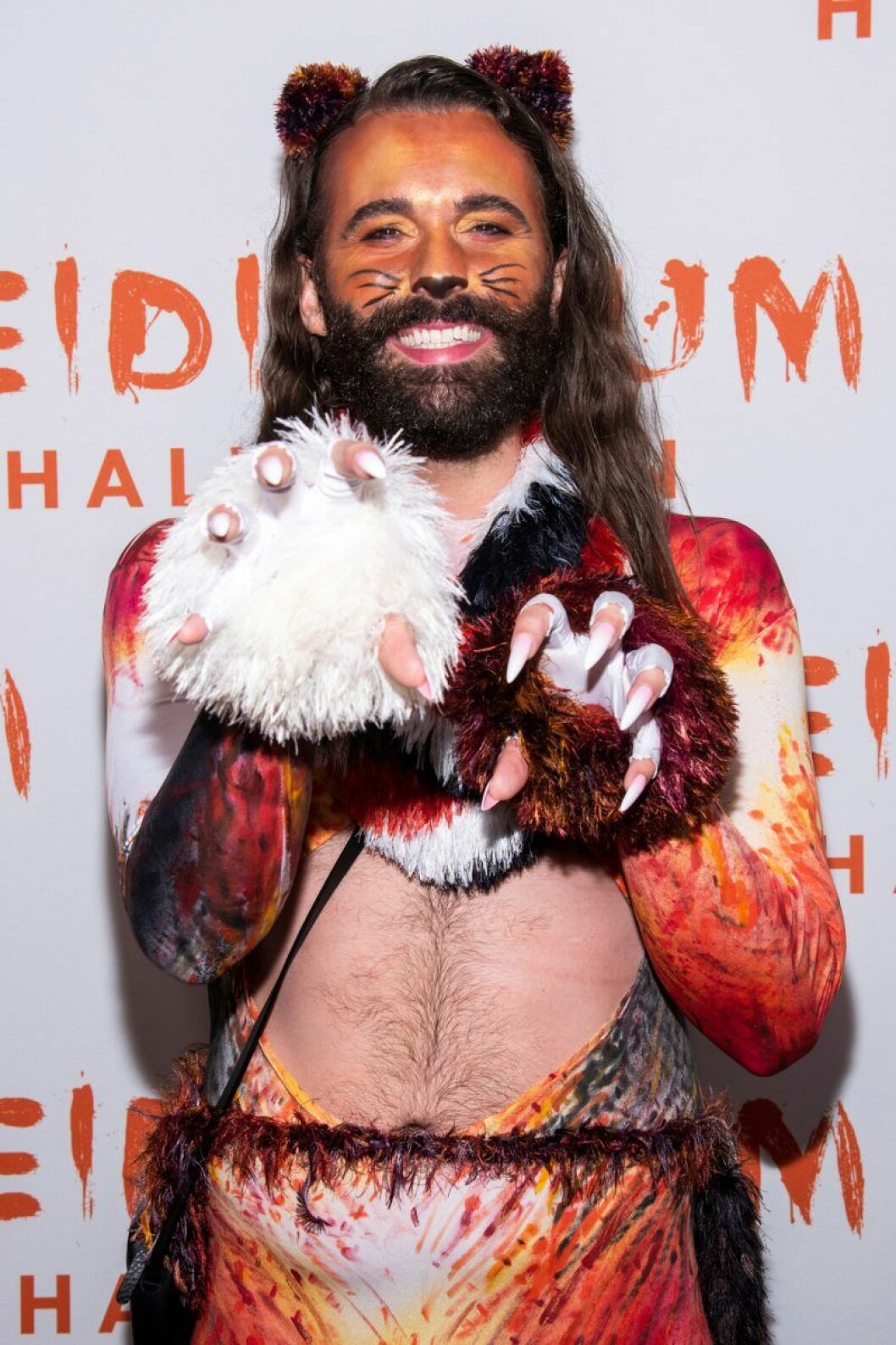 Jonathan Van Ness. Jonathan Van Ness på Heidi Klums halloweenfest 2019