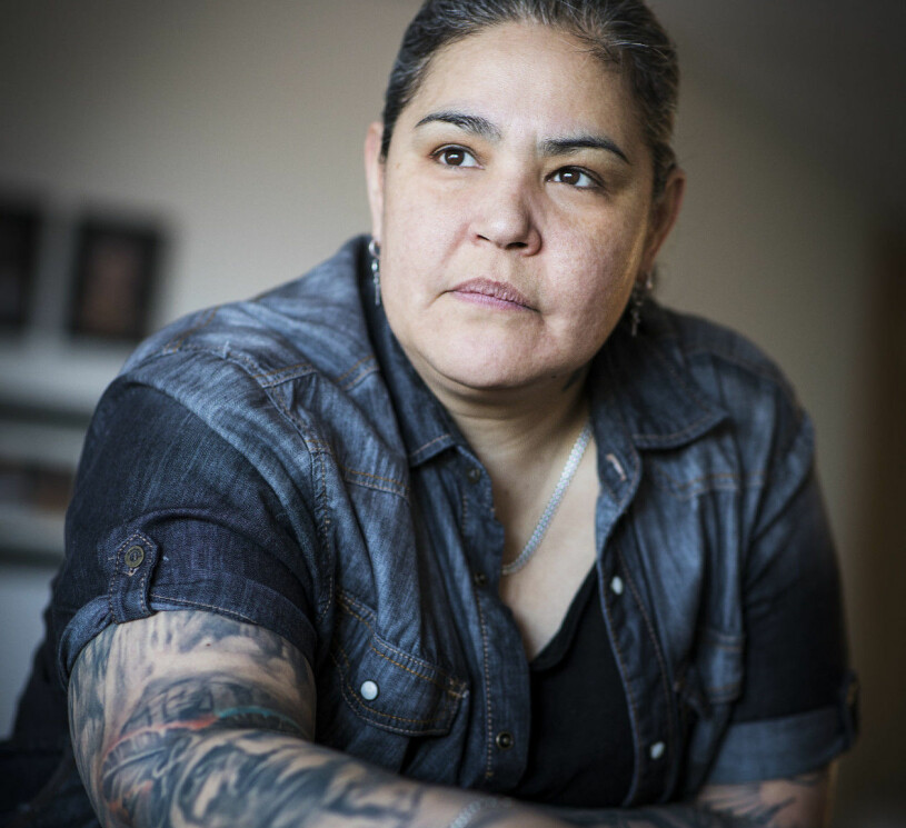 För Josselin har det varit en stor lättnad att få berätta om den stora hemlighet hon burit på i flera årtionden. Foto: Veronica Kindblad Josselin Freytes Peña