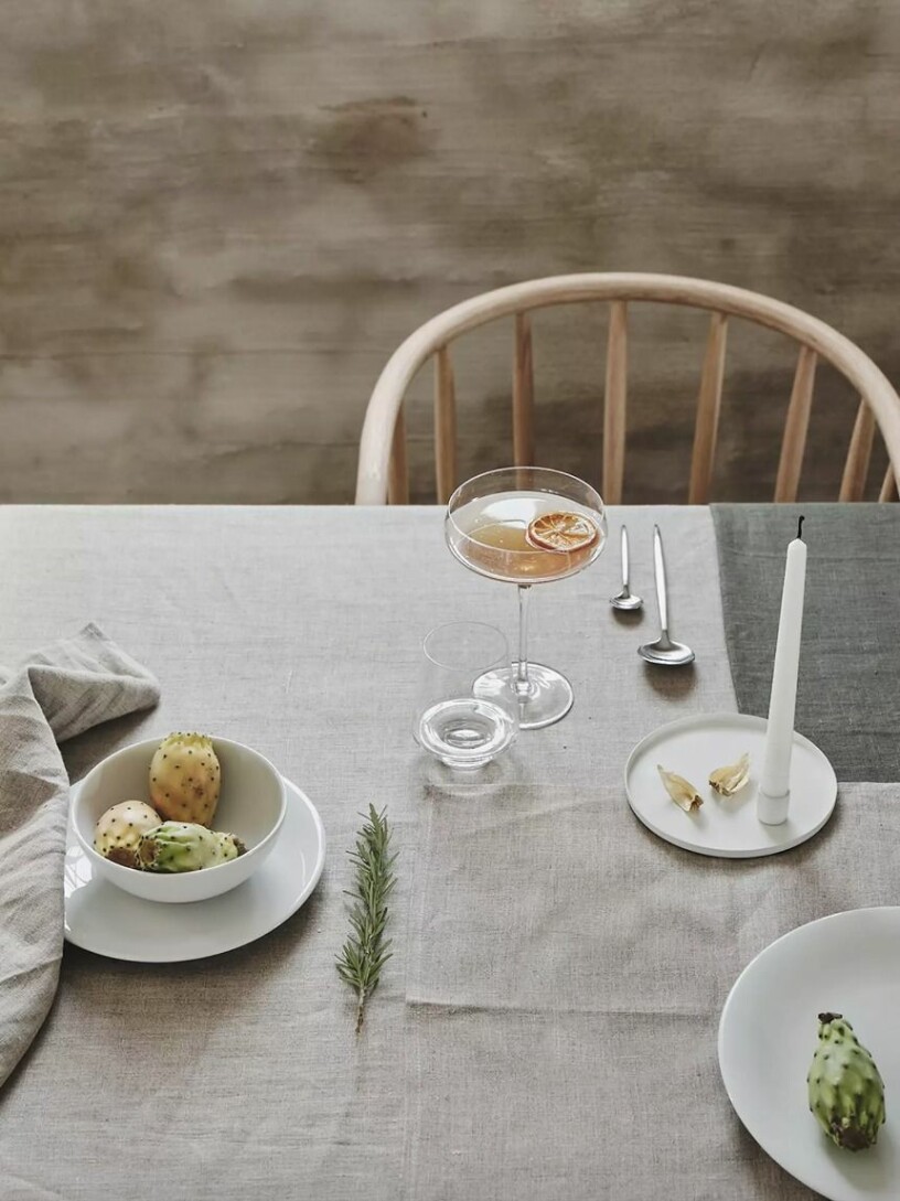 Linnefärgat är en favorit i jul. Foto: Jotex