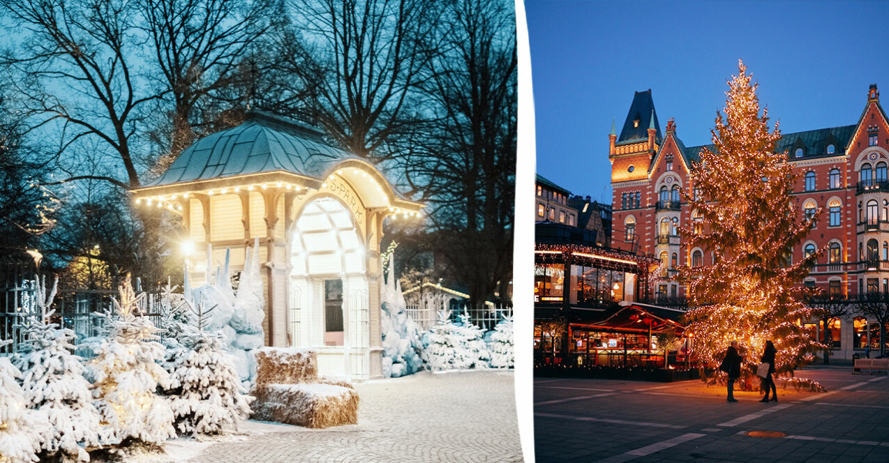 julaktiviteter i Malmö, Stockholm och Göteborg
