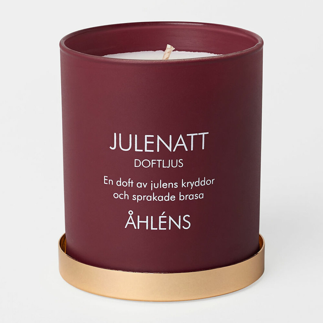 Julenatt doftljus från Åhléns