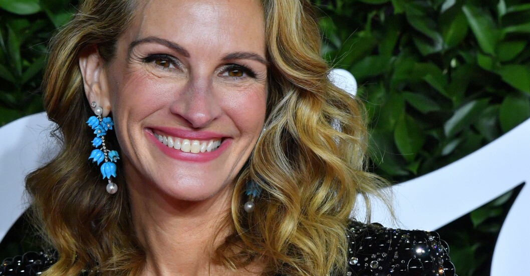 Julia Roberts morfars mor hette Elin Johansson och föddes i Säffle. Foto: Anthony Harvey/Shutterstock/TT Julia Roberts på röda mattan.