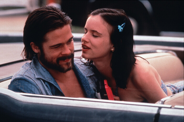 BRAD PITT & JULIETTE LEWIS I MÖRKT HÅR