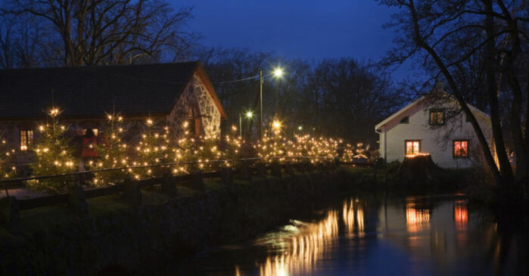 julmarknad på Huseby