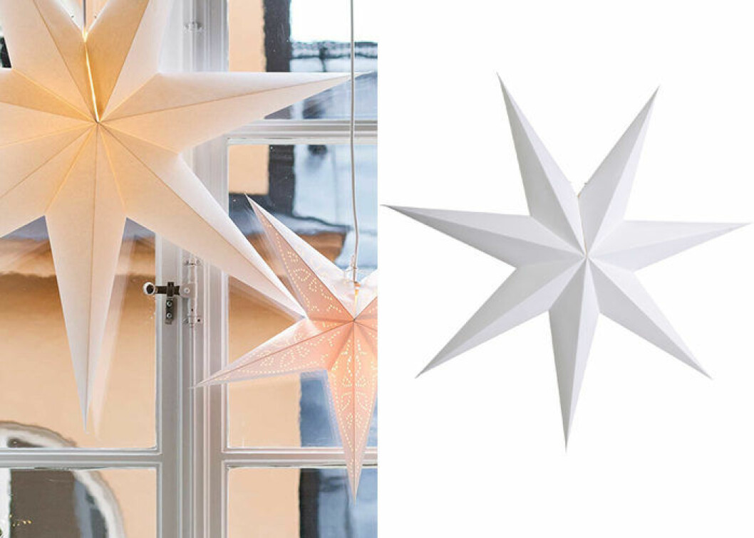 stor adventsstjärna från lagerhaus
