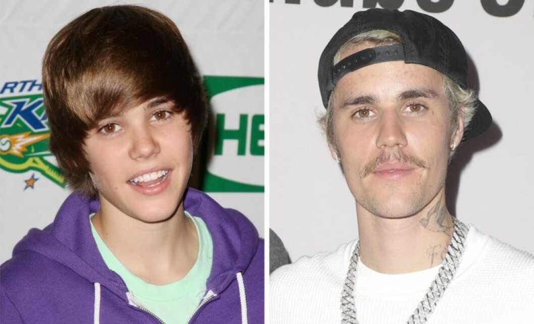 Justin Bieber 2009 vs i dag. Justin Bieber 2009