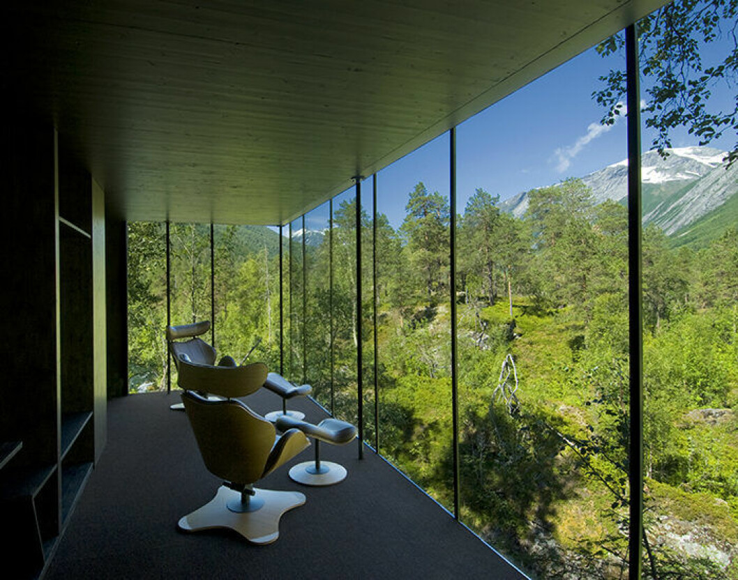 Foto: Per Eide/Juvet Landscape Hotel Juvet Landscape hotel - ett unikt hotell i Norges natur