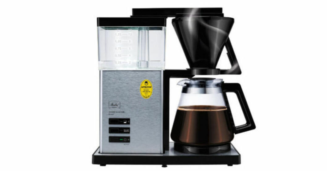 Exklusiva kaffebryggaren Aroma Signature I rostfritt stål, från Melitta