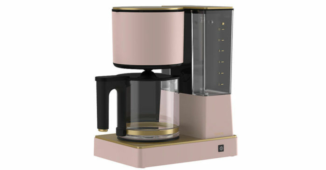 Populära kaffebryggaren, Coline, i trendiga färgen rosa