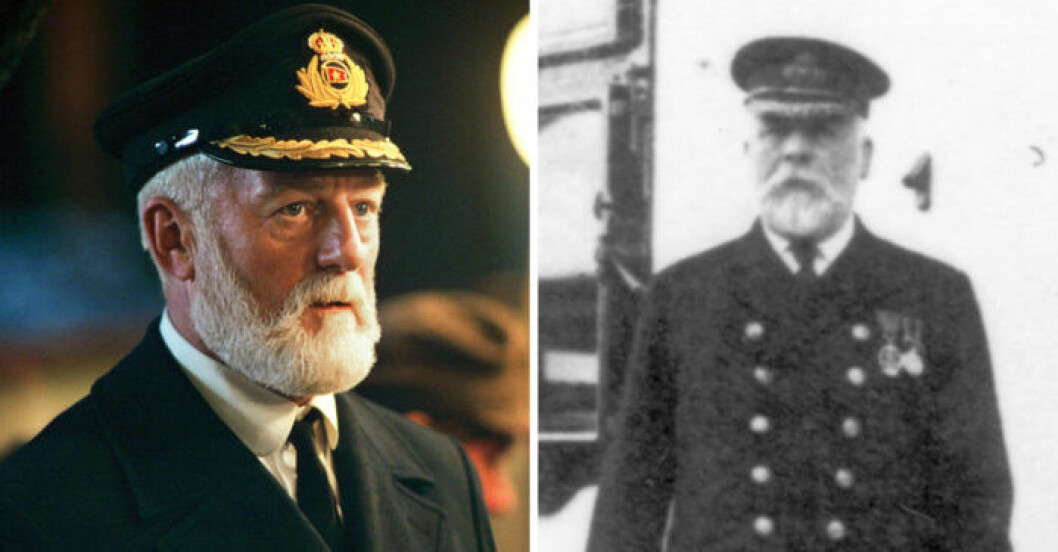 Kapten Edward Smith och Bernard Hill