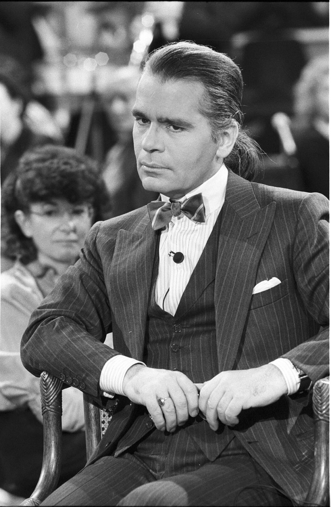 Karl Lagerfeld under hans tidiga år som designer.