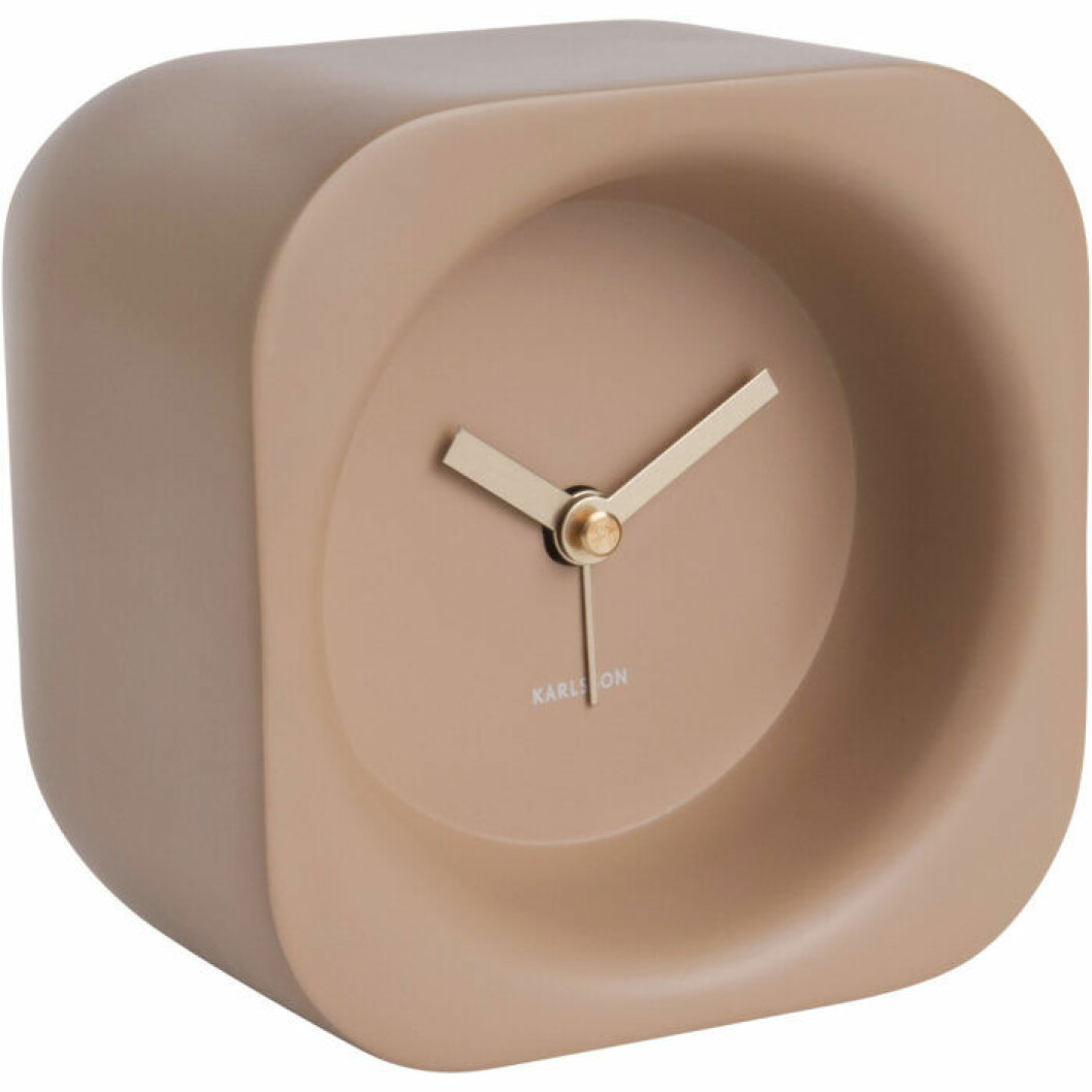 väckarklocka från Karlsson i beige