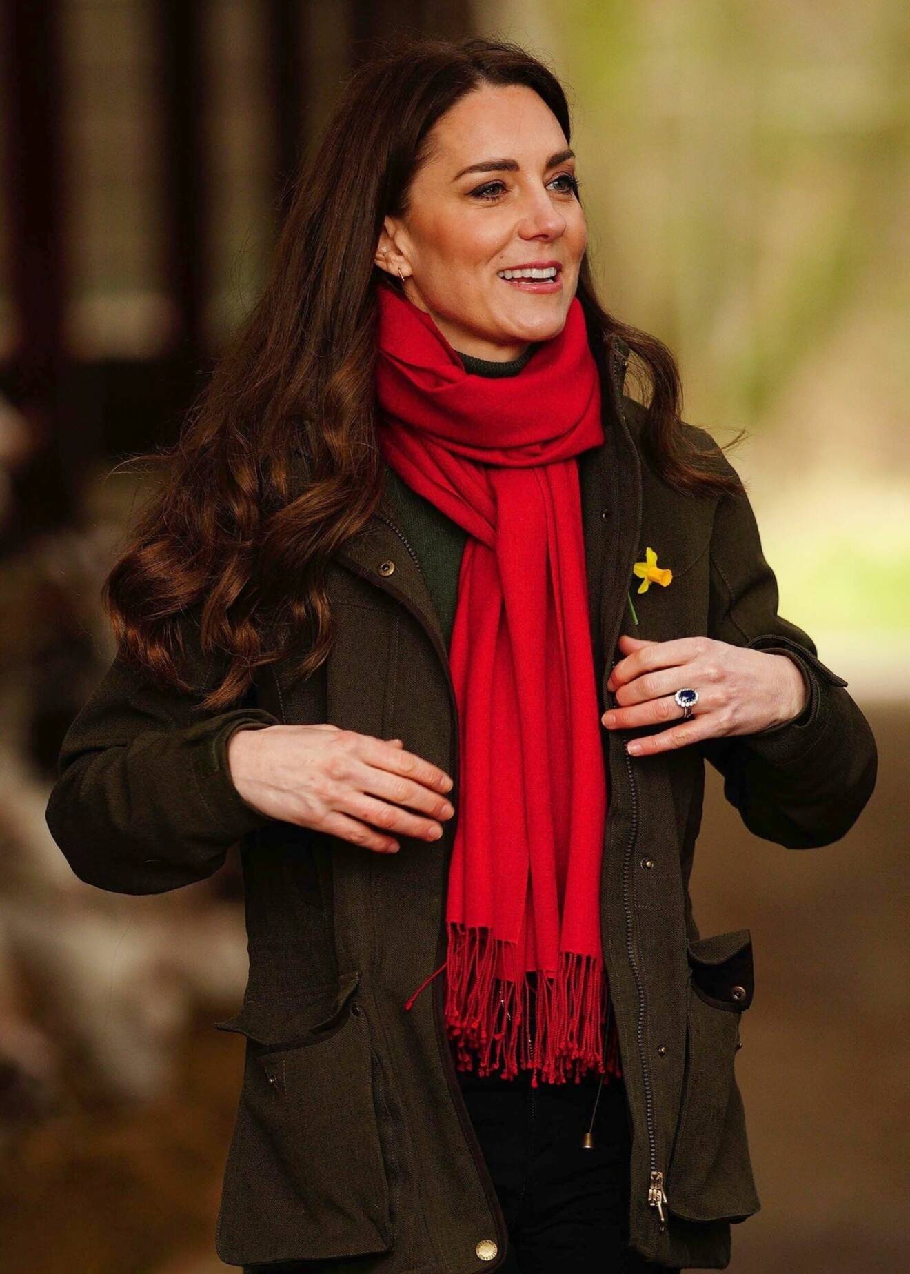 Kate Middleton röd