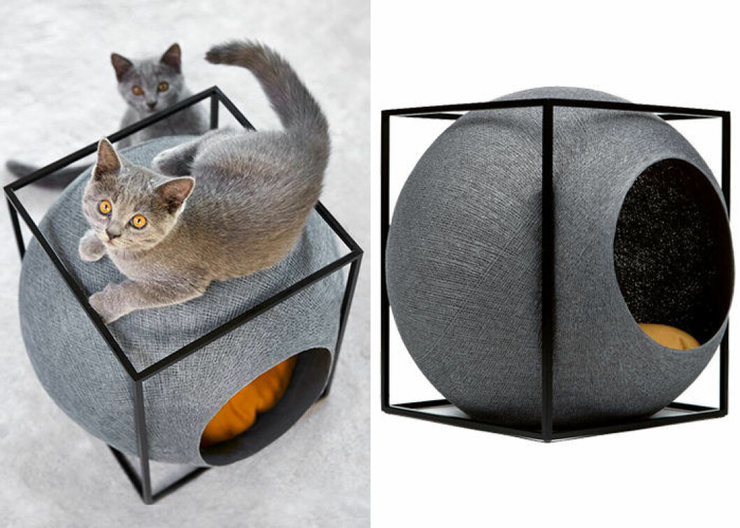Meyou cube metal – stilren bädd för katter och hundar