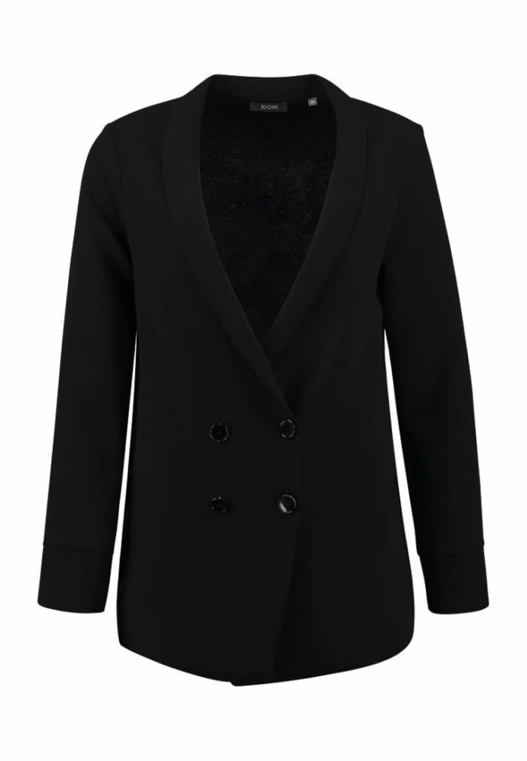 Kavaj från <a href="https://apprl.com/sv/pd/4Wbn/" target="_blank" rel="noopener">Kiomi</a>.