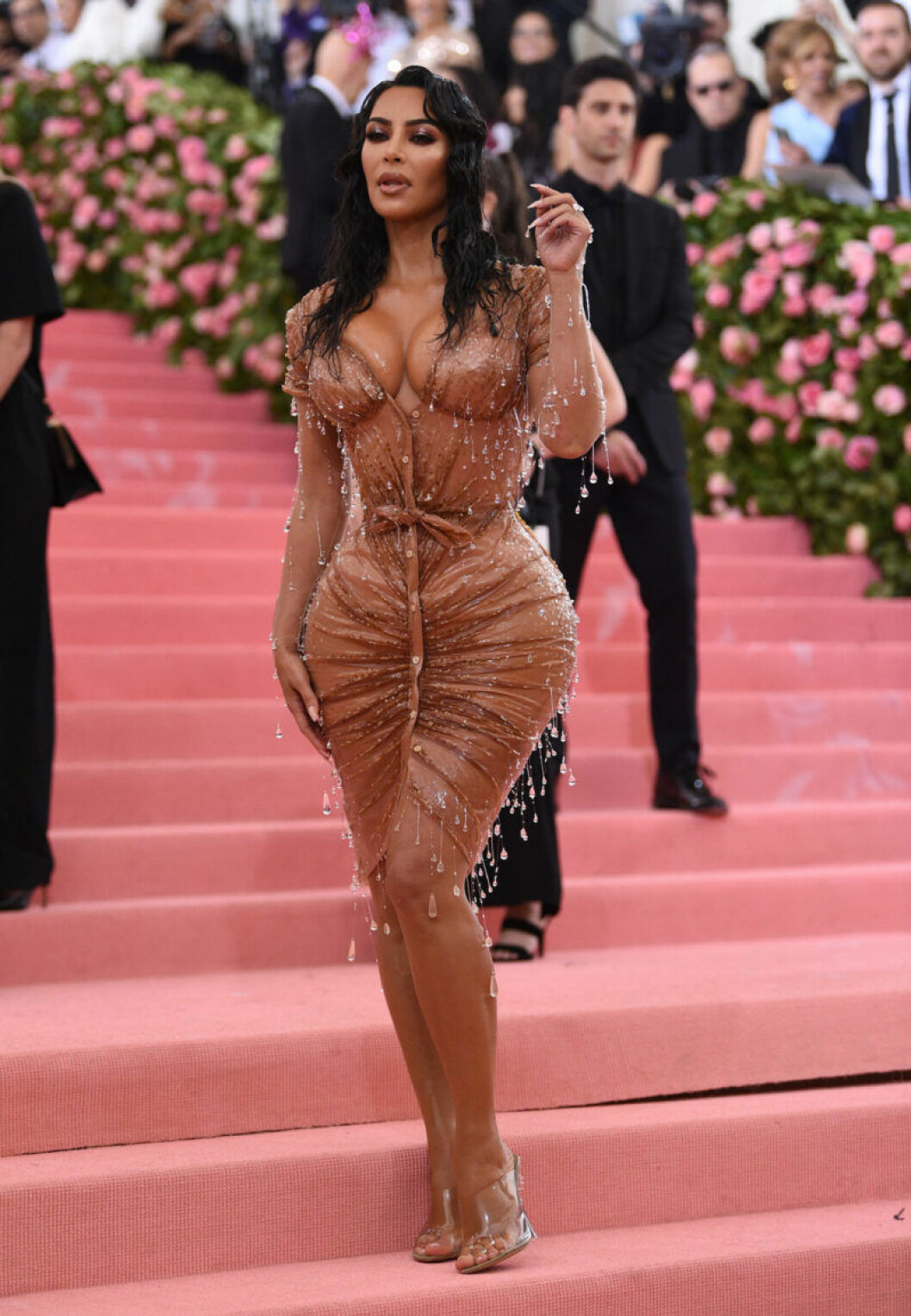 Kim Kardashian. Kim Kardashian på röda mattan