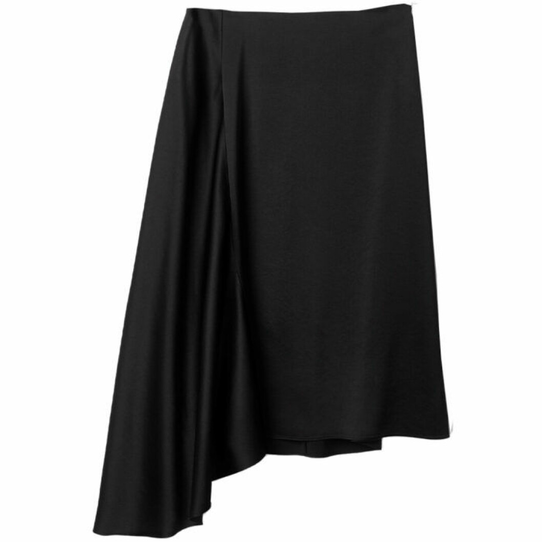 Svart kjol i satin från filippa K
