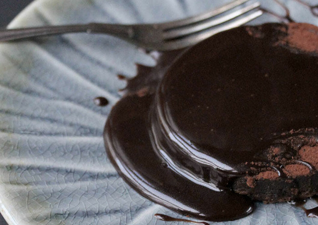 Kladdkaka med chokladfudge