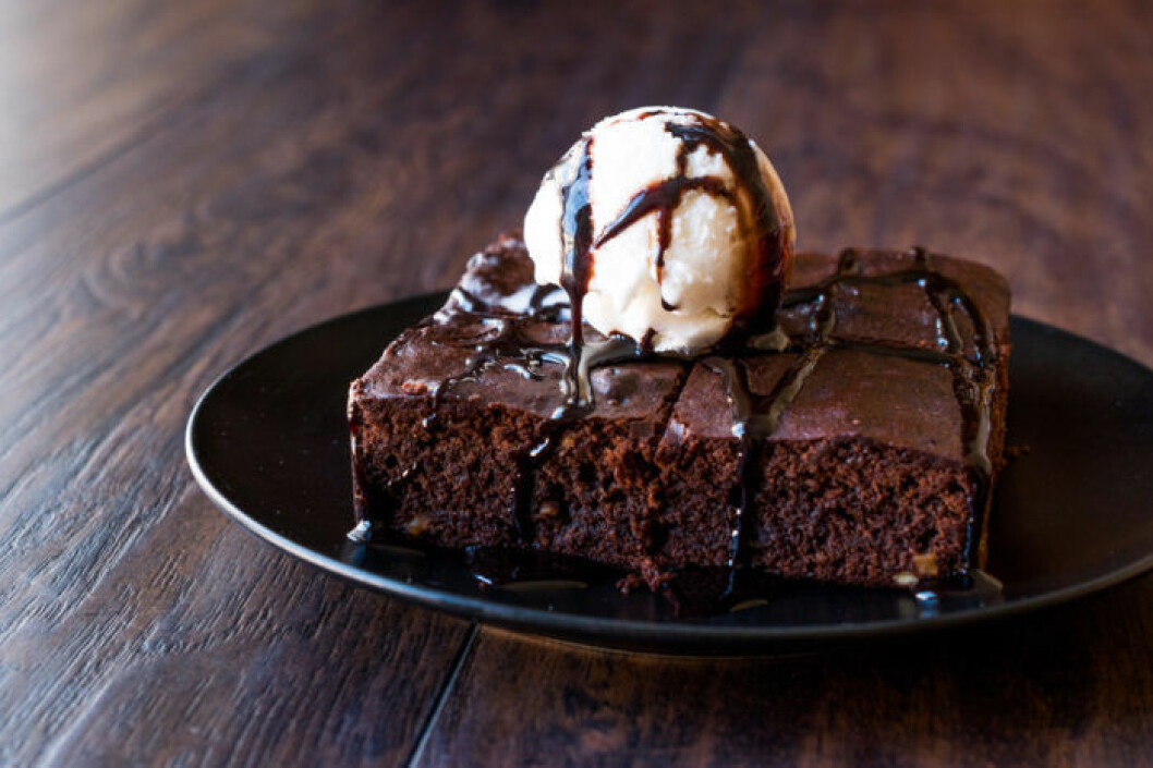 Grillad kladdkaka
