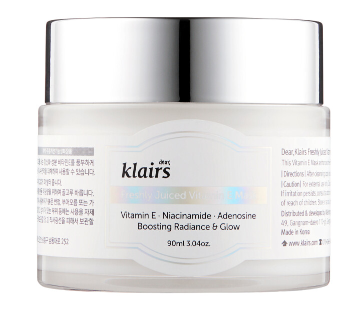 Fuktmasken Freshly Juiced Vitamin E Mask från Klairs.