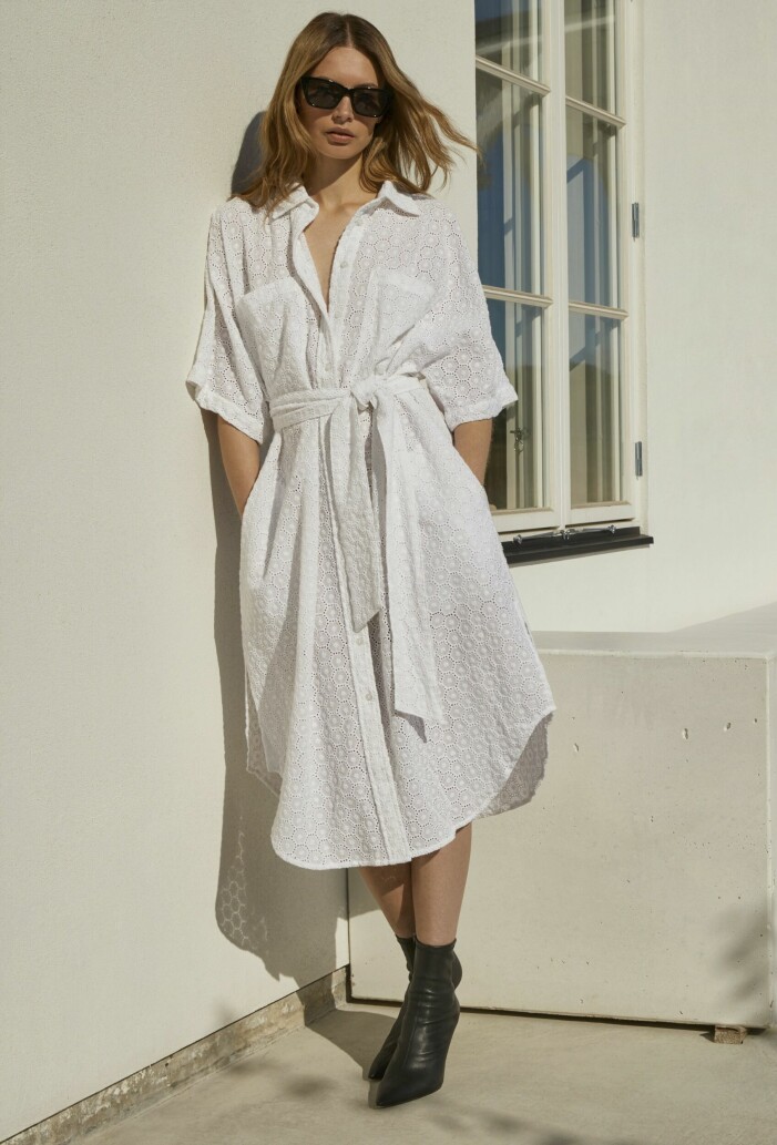 Klänning i bomull, XS–XL, 2 495 kr, Hunkydory. Klänning från Hunkydory.