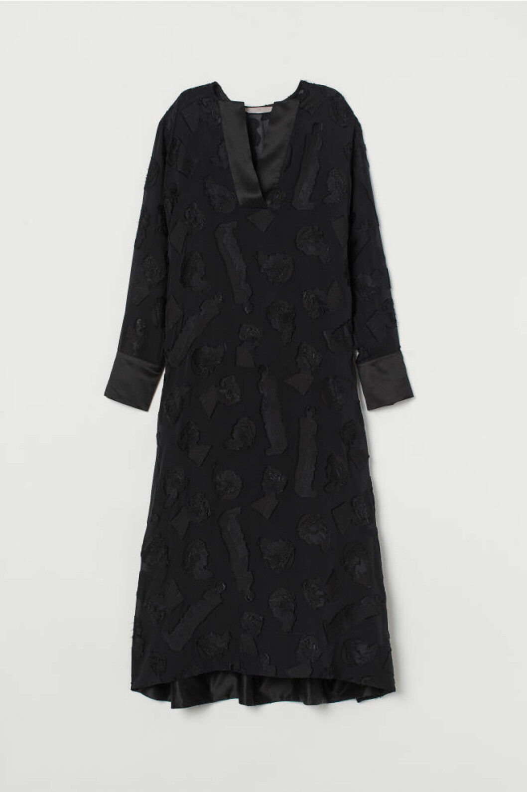 Svart kaftanklänning H&M