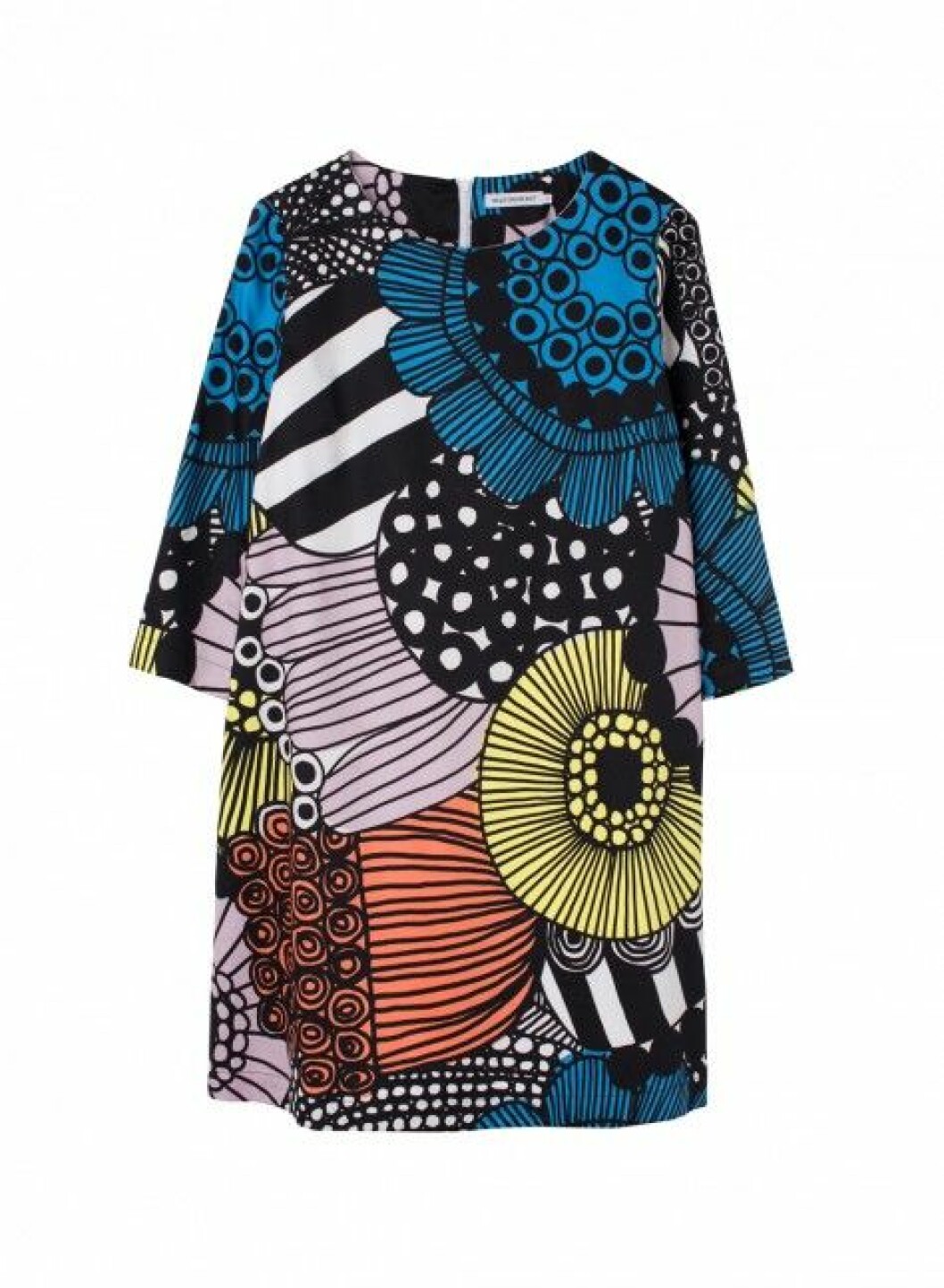 2. Marimekkos kläder är inte bara för kulturtanter. Möt våren med blommönstret Siirtolapuutarha i den här A-linjeformade klänningen. <br>Pris 1 895 kr. klanning marimekko 02