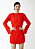 Röd kort klänning från &amp; Other Stories.