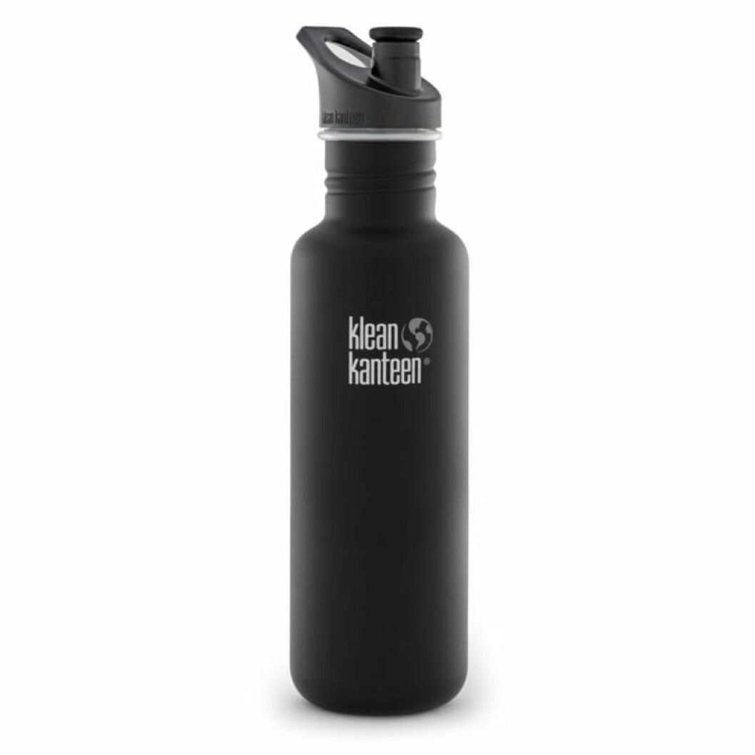 <a href="http://www.outnorth.se/klean-kanteen/800ml-kanteen-classic-sport#ShaleBlack">Vattenflaska</a>, 245 kr, Klean Kanteen/outnorth.se. vatten-flaska-kleankanteen