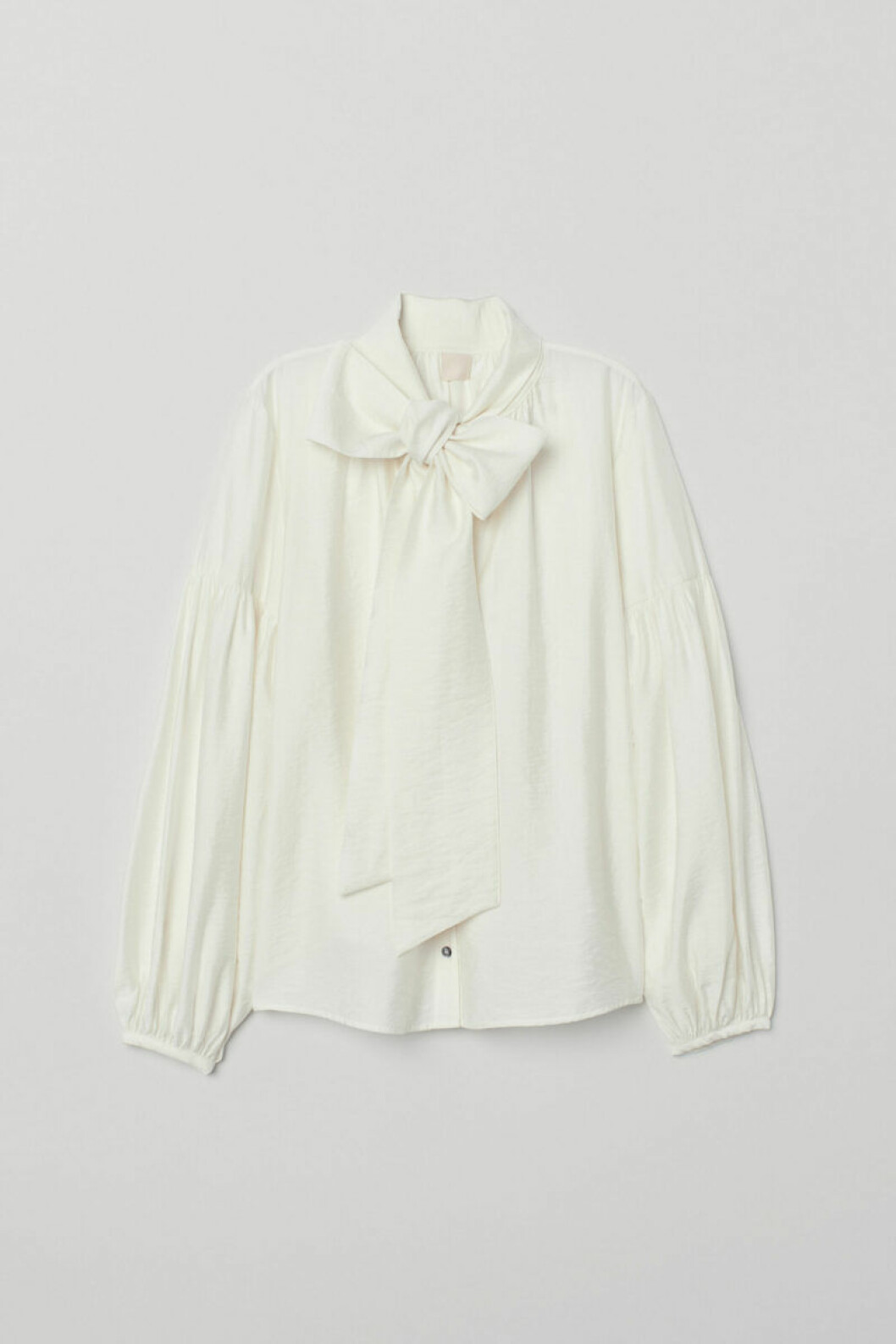 Vit knytblus från H&M