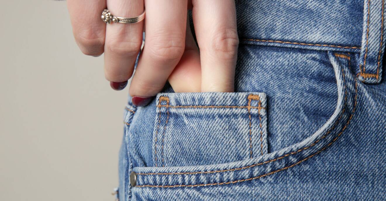 Denim som tyg på jeans är mer hållbart.